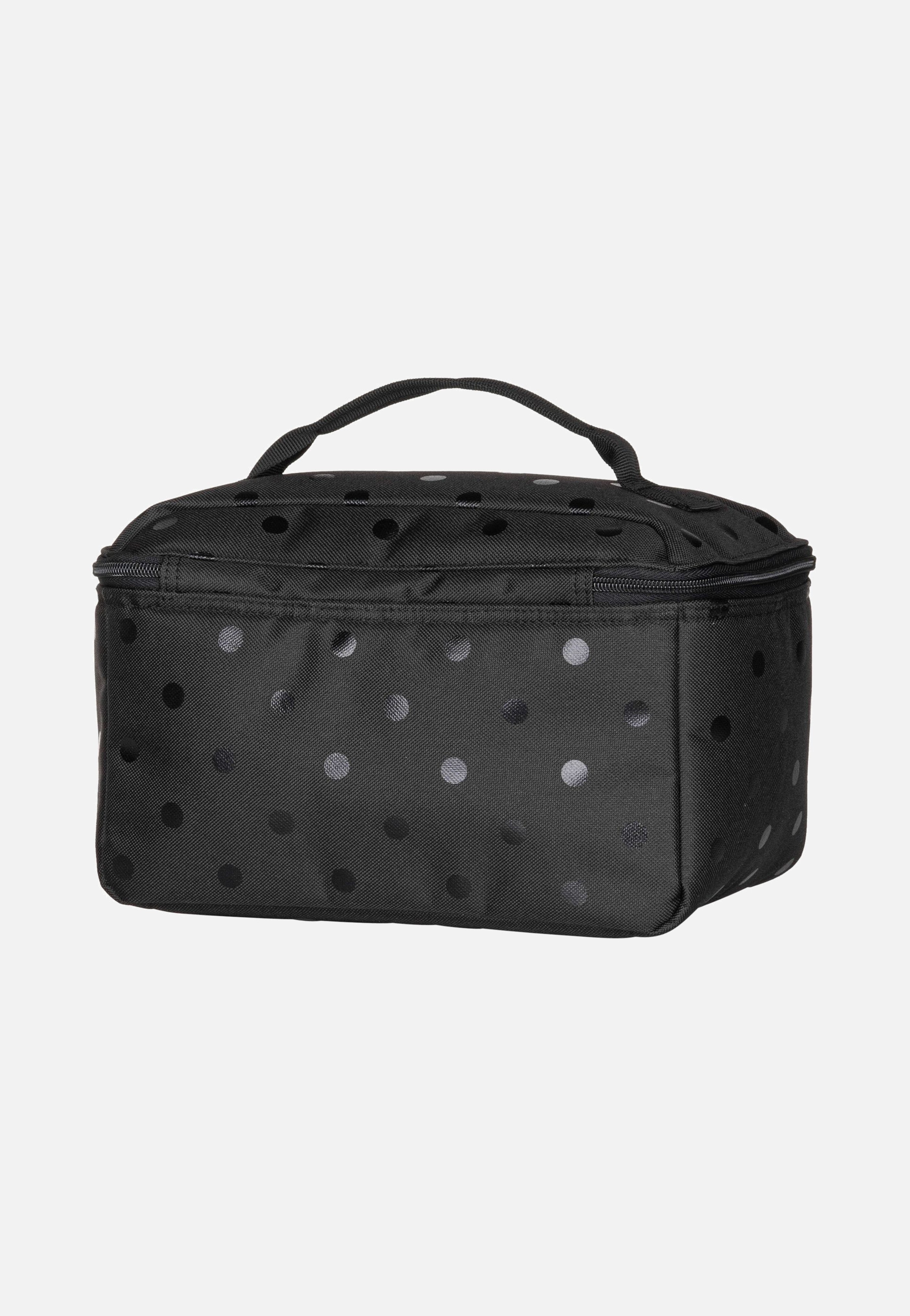 beautycase Glossy Dots Black - Kosmetikkoffer