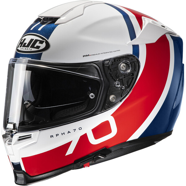 HJC - Casque RPHA 70 Paika MC21 / Blanc / Rouge / Bleu