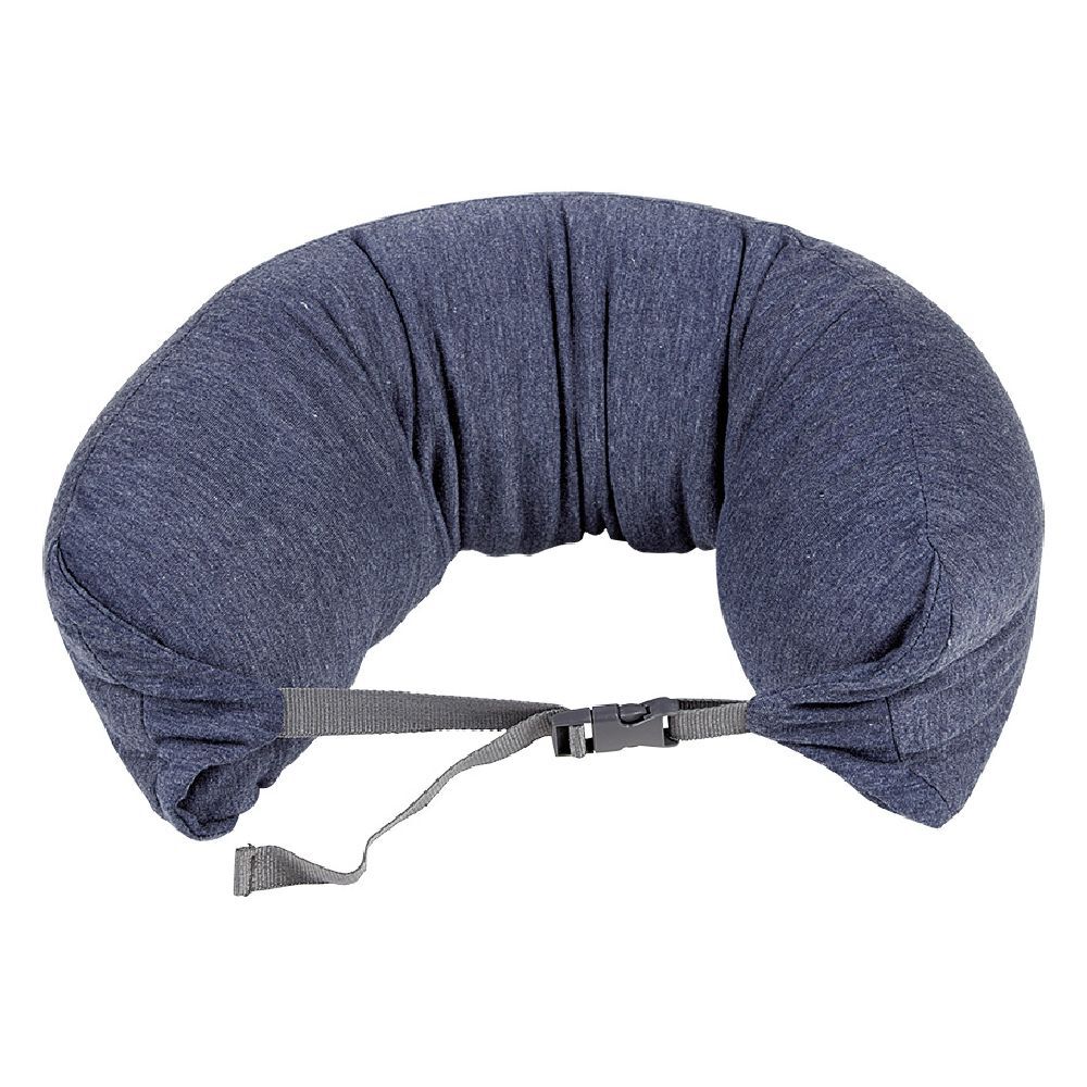 Coussin de voyage bleu ou gris