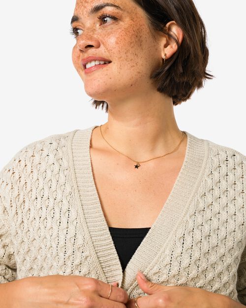 cardigan pour femmes en maille Viola  sable