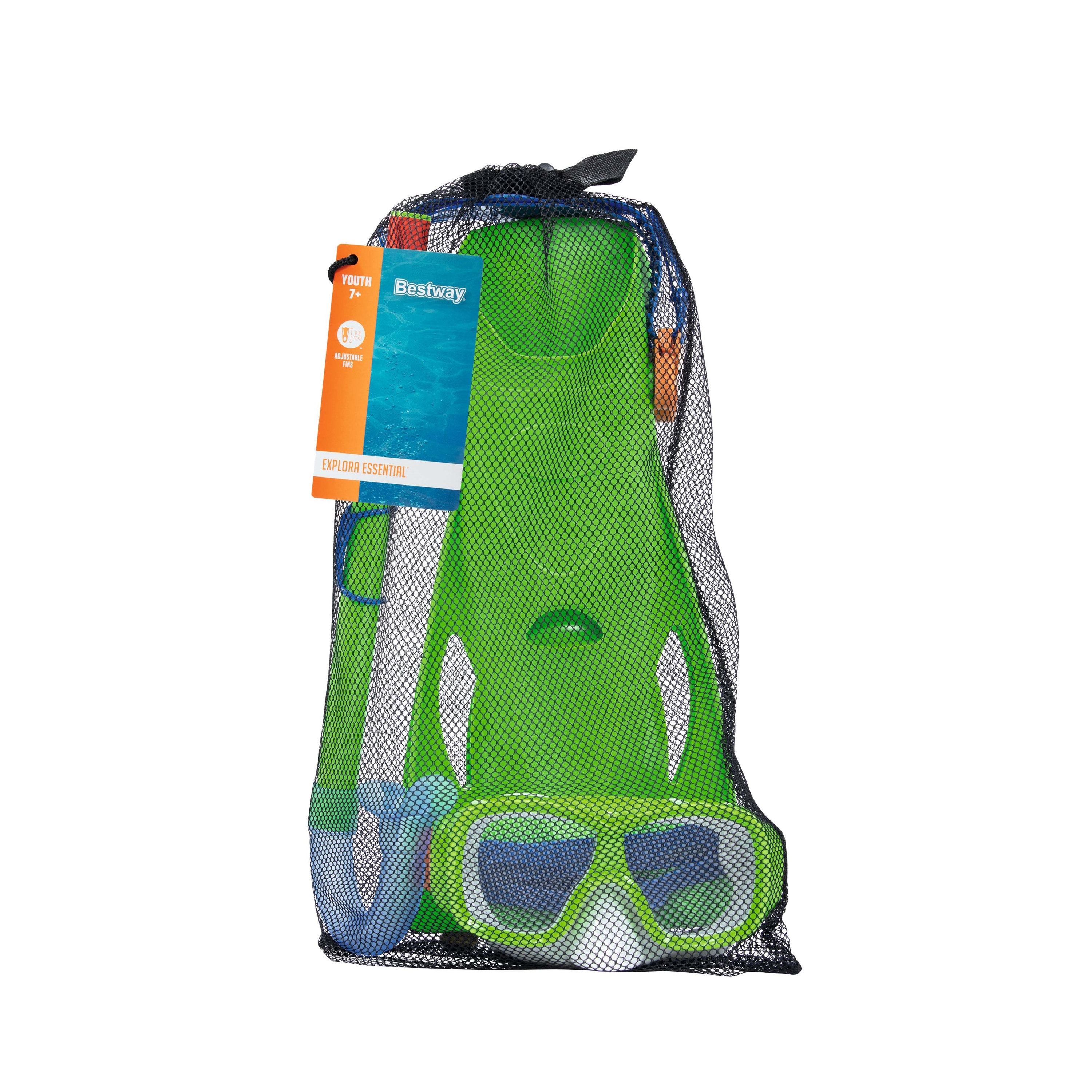 Schnorchel Set mit Flossen Explora Essential Grösse 37 - 41