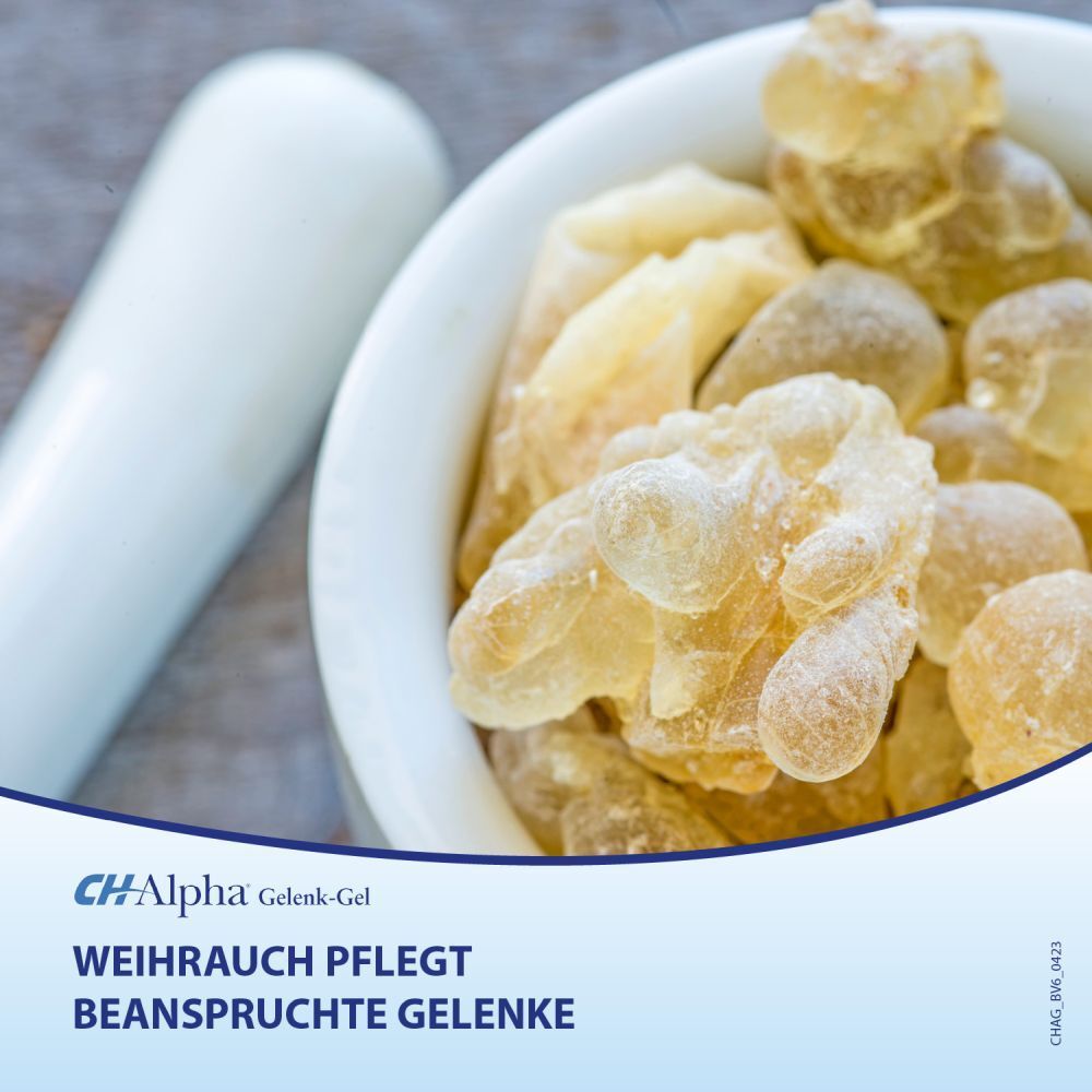 CH-Alpha Gelenk Gel mit Ingwer, Arnika und Weihrauch wärmt und entspannt beanspruchte Haut- und Muskelpartien