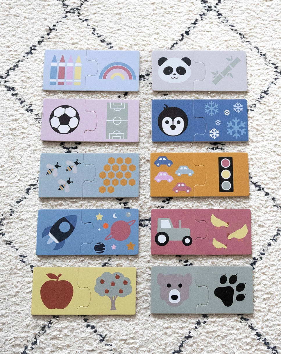 Puzzle DUO PAUL 10x2-teilig aus Holz