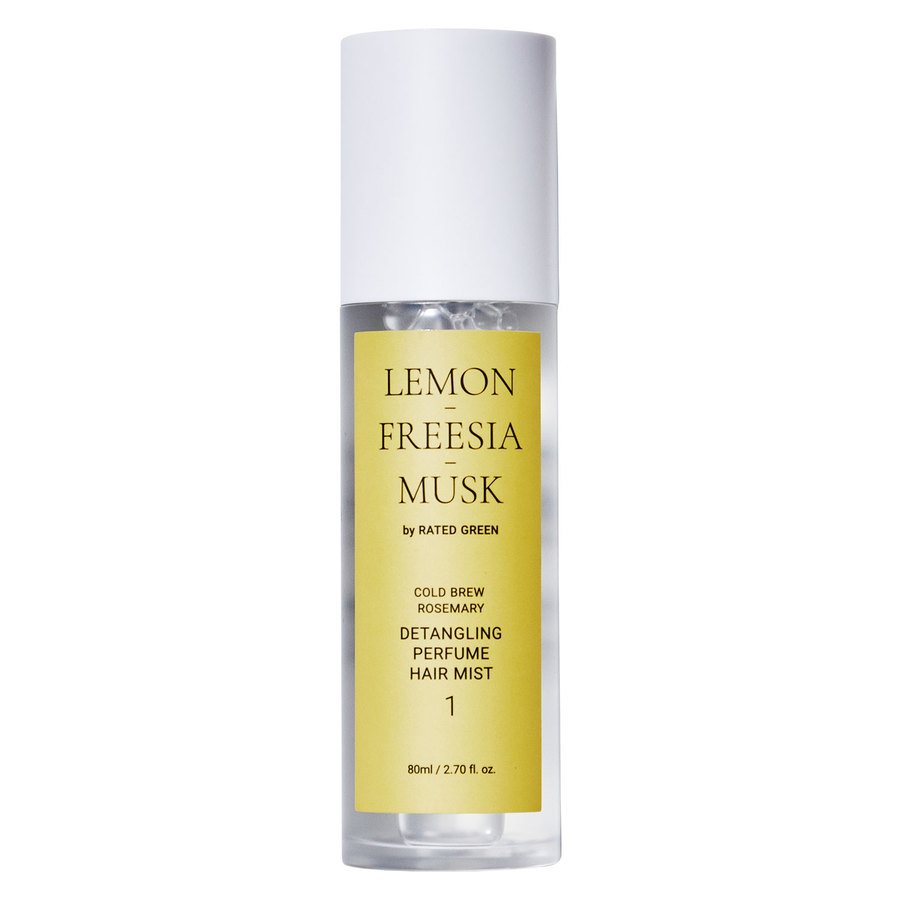 Rated Green Detangling Perfume Hair Mist 1 Lemon Freesia Musk 80ml