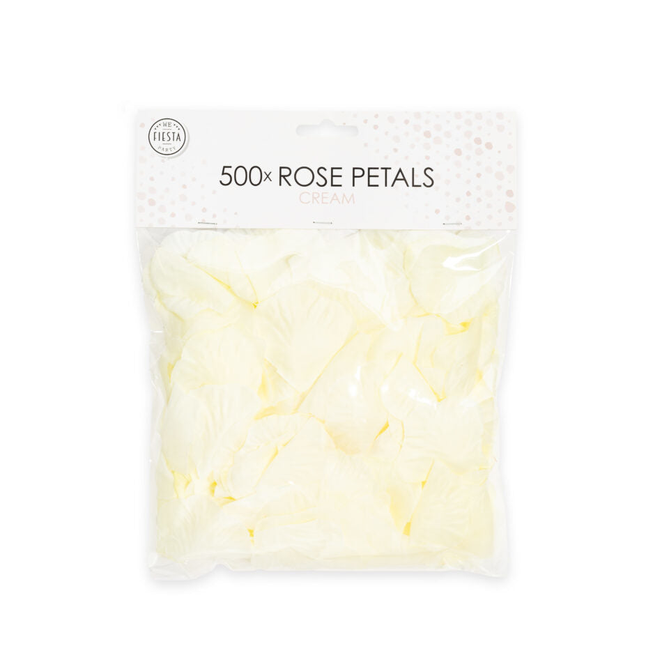 Beige Rozenblaadjes 500st