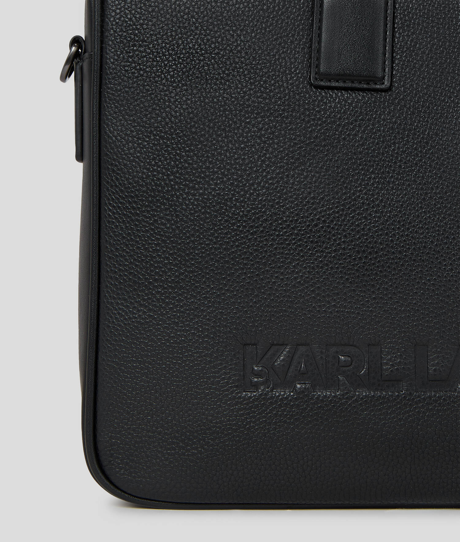 SACOCHE EN CUIR K/ESSENTIAL - Noir