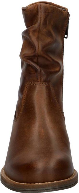 Nelson - Dames Boot - Rustiek Gewaxt Leer - Kleur Bruin