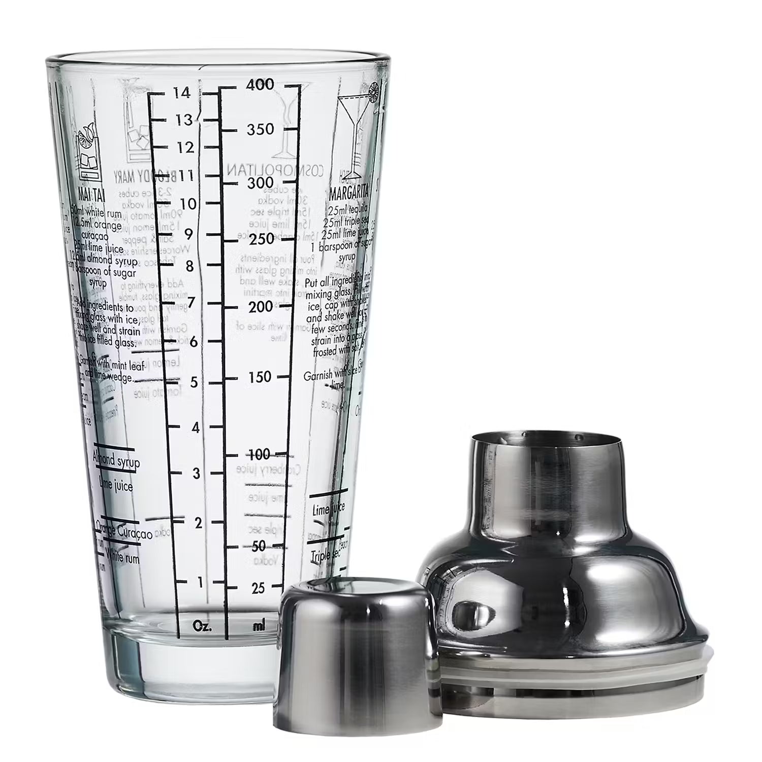 BARTENDER Cocktailshaker 4er-Set