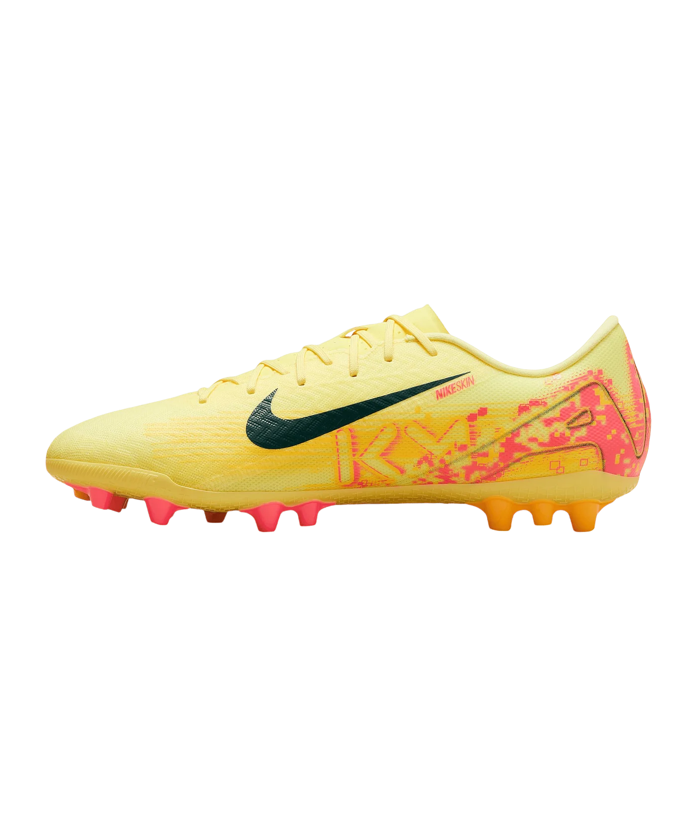Nike Air Zoom Mercurial Vapor XVI Academy AG Mbappe Signature Orange Blau F800