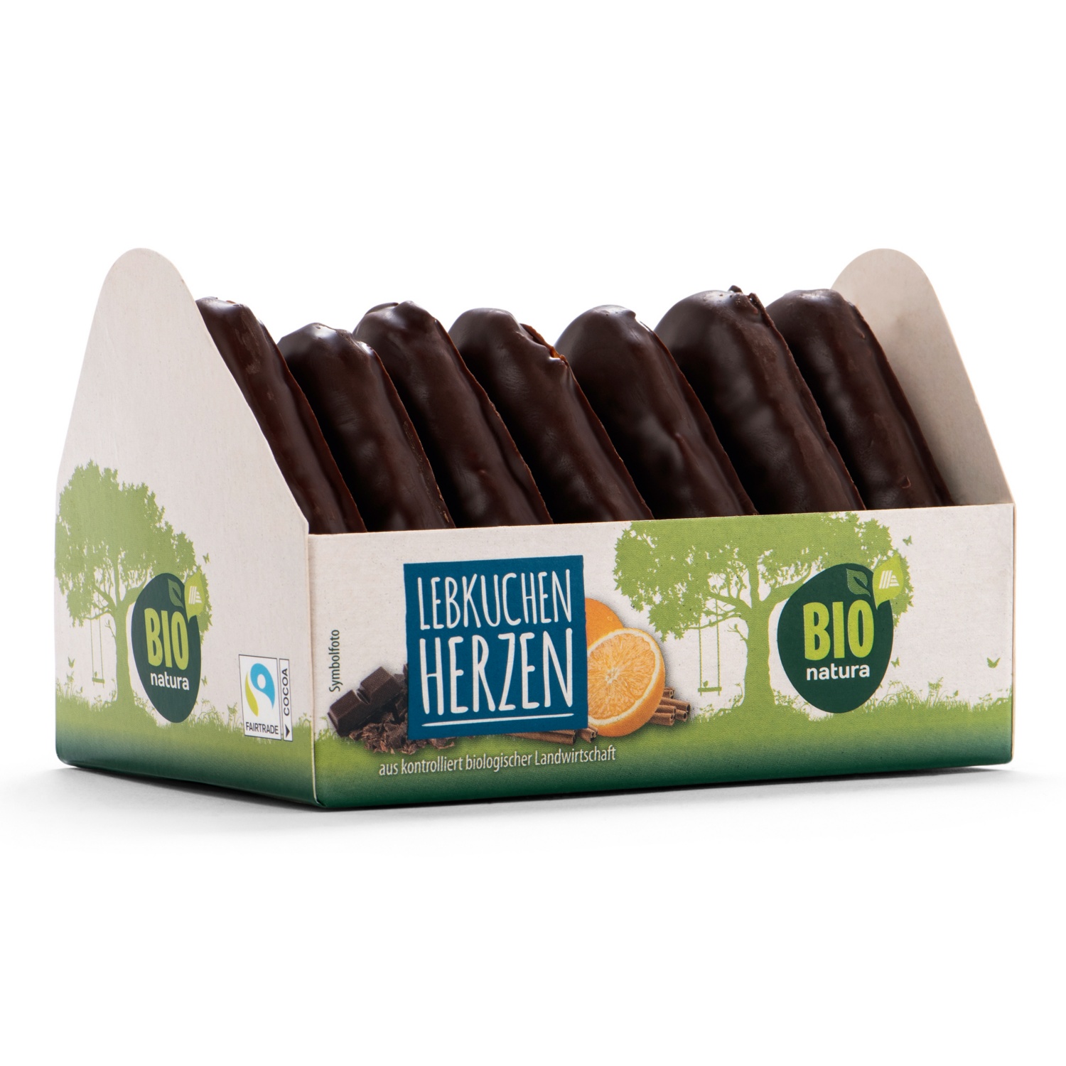 BIO NATURA BIO-Lebkuchen Sortiment, Lebkuchenherzen 240 g