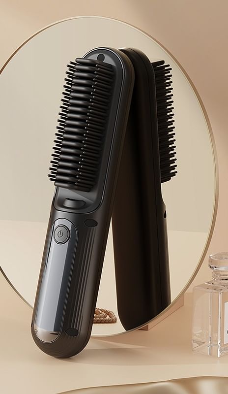 Thalia - USB oplaadbare, verwarmende stijlborstel