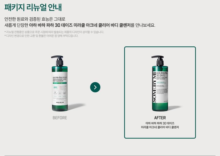 SOME BY MI - AHA, BHA, PHA 30 Dagen Miracle Acne Clear Lichaamsreiniger