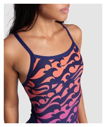 Maillot de Bain Arena Surfs Up Swimsuit Lightdro Rose / Bleu