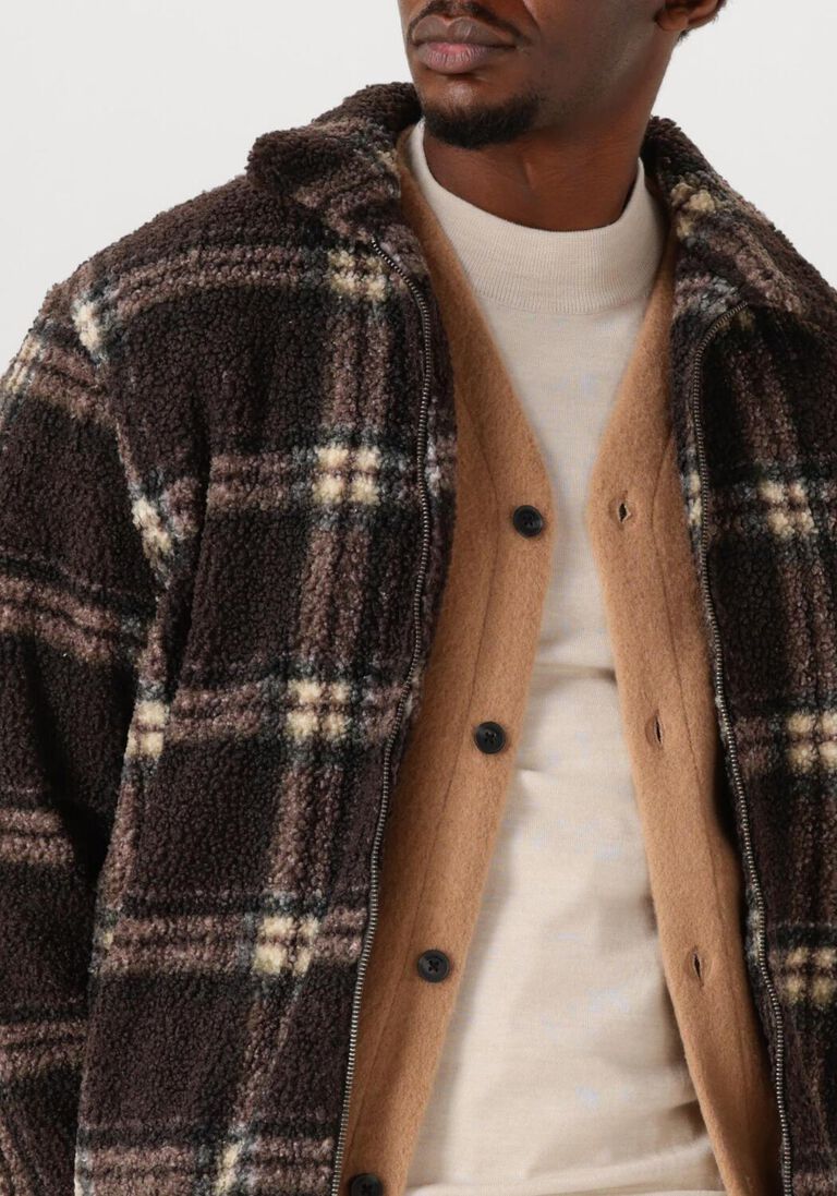 bruine forét jack cabin zip fleece