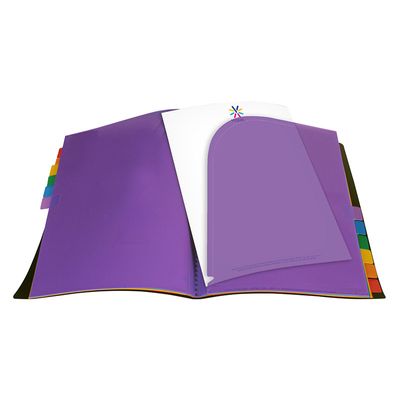 Viquel Rainbow Class - Porte vues avec 12 onglets et pochettes - A4