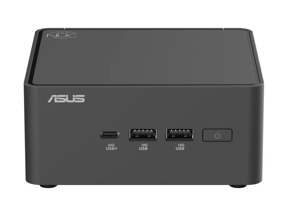 ASUS NUC 15 Pro Tall Kit RNUC15CRHU700002 - Barebone - mini PC 1 x Core Ultra 7 255H / op til 5.1 GHz - RAM 0 GB - Arc Graphics 140T - IEEE 802.11ax (Wi-Fi 6), IEEE 802.11be (Wi-Fi 7), Bluetooth 5.4 - sort