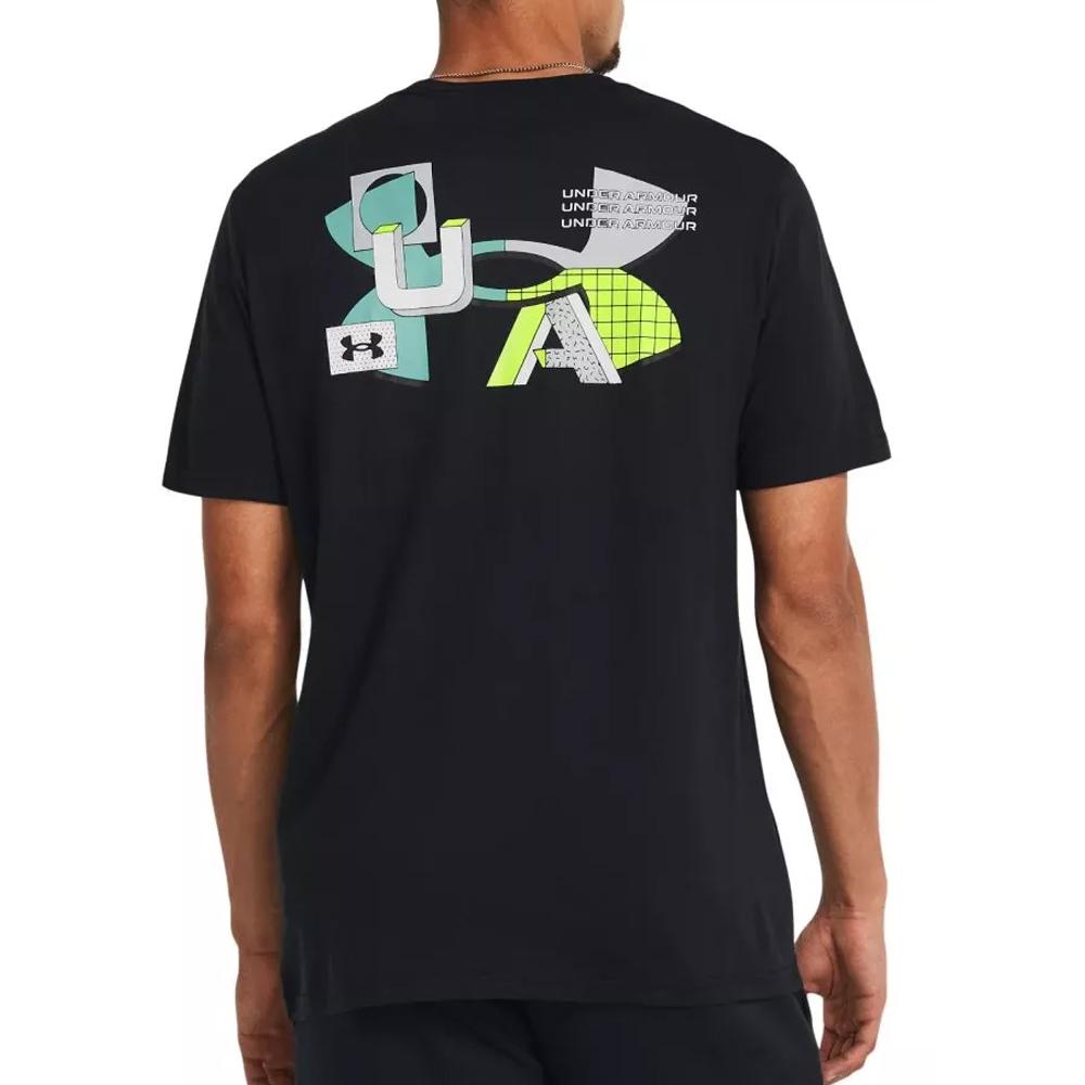 Under Armour T-shirt Noir Homme Under Armour Color Block