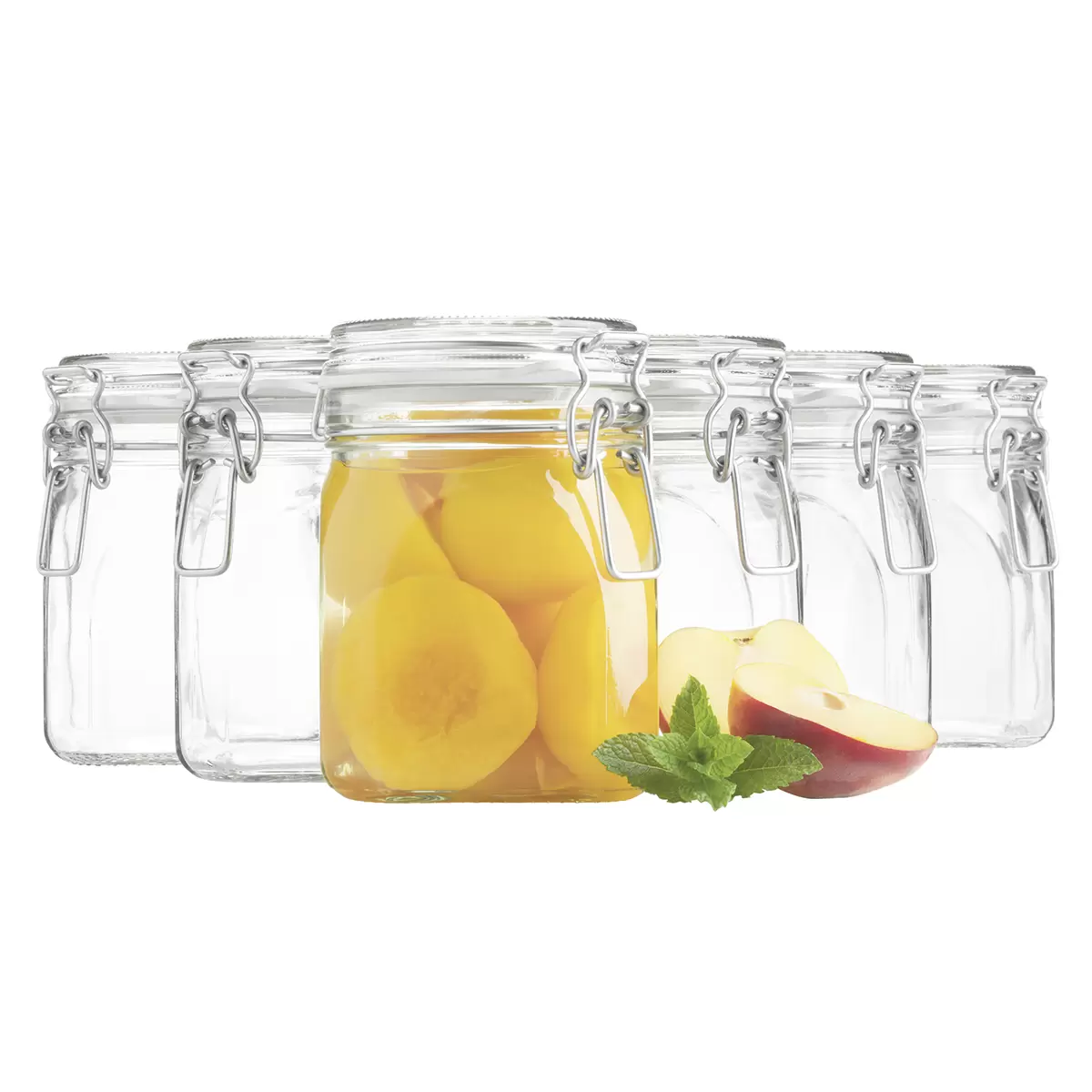 Einmachglas 6er Set GOTHIKA Transparent