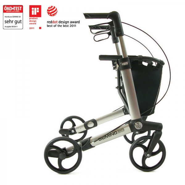 SUNRISE Leichtgewicht Rollator Gemino silber 30 1 Stk