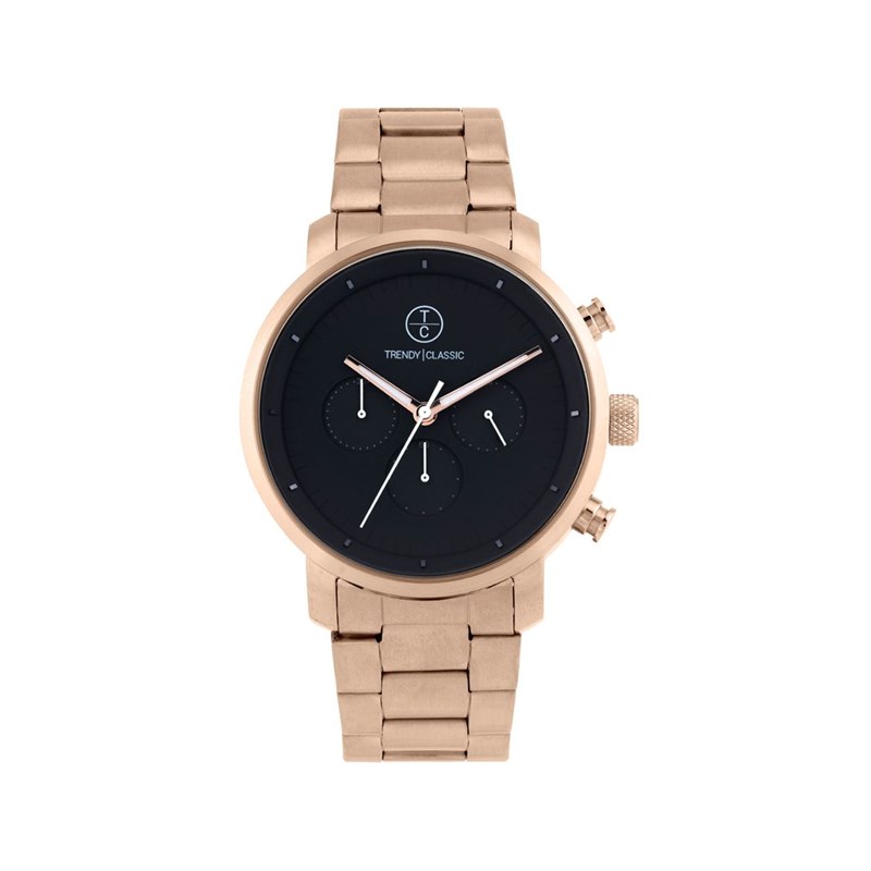 Montre Trendy Classic en Acier Homme Rose doré
