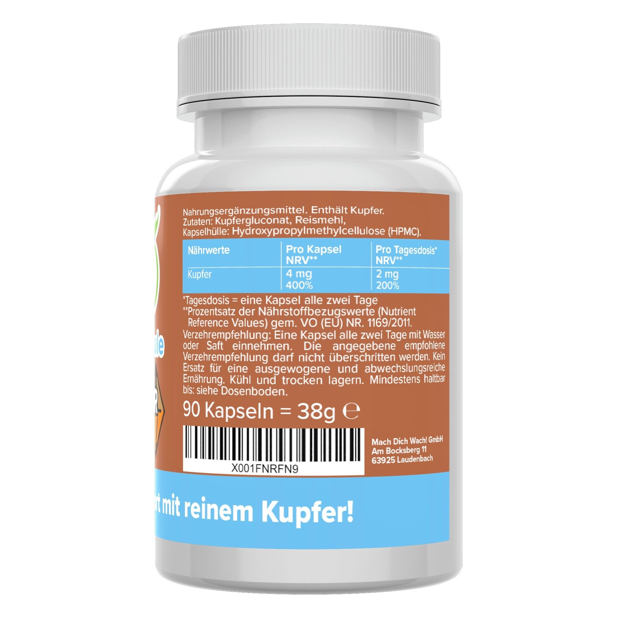 Kupfer Kapseln - Vitamineule®