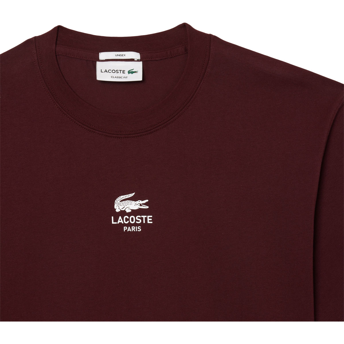 Lacoste Signature Small Print T-shirt Unisex