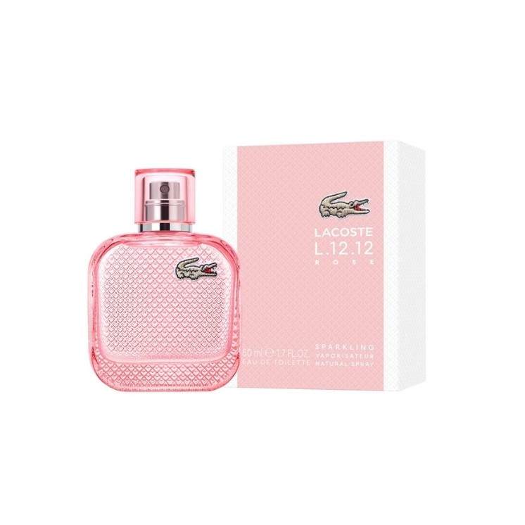 Lacoste Eau de Toilette für Damen L.12.12 Rose Sparkling 50 ml