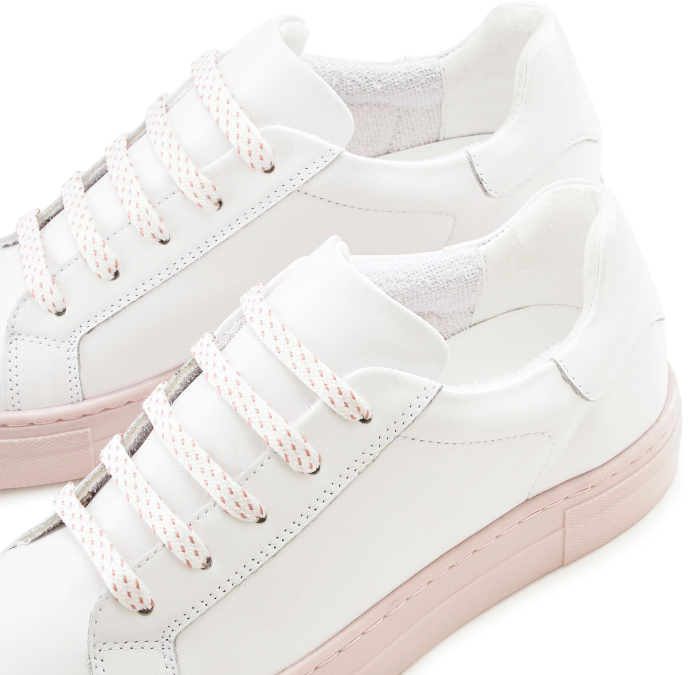 Elbsand Sneaker in weiß-rosé