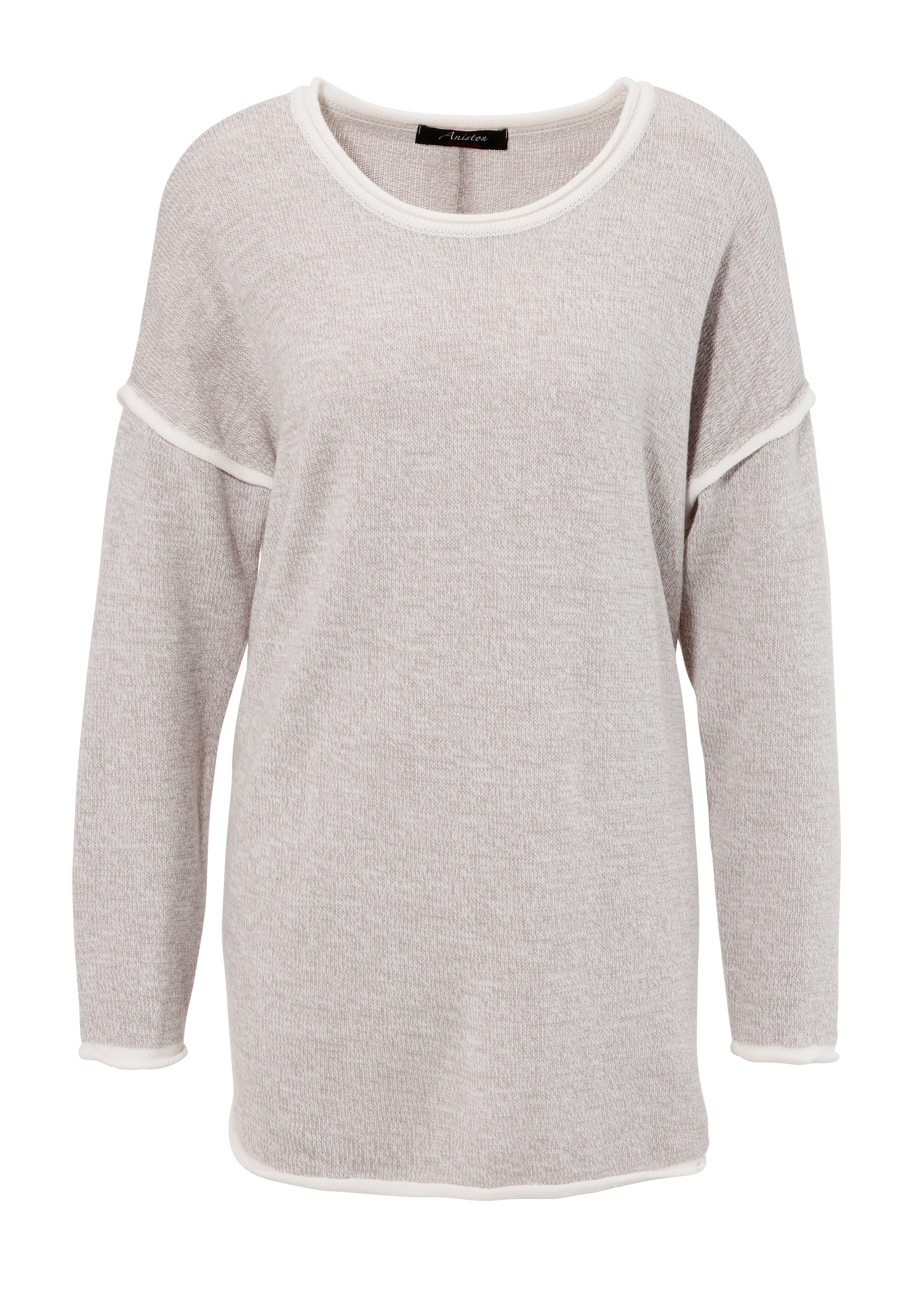 Aniston CASUAL Strickpullover , mit Fransen im Rücken