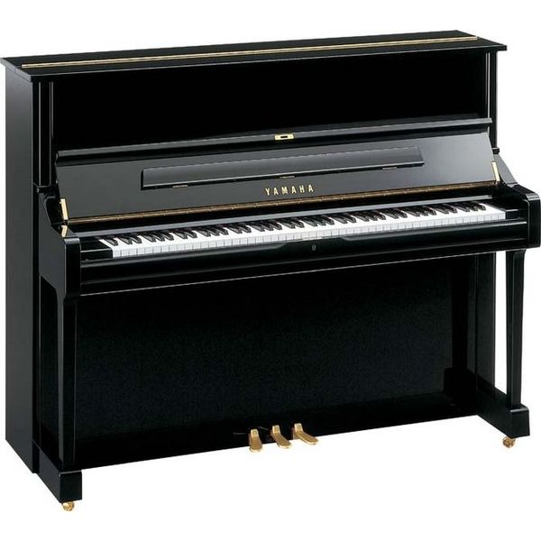 Yamaha U1 Q Klavier schwarz poliert
