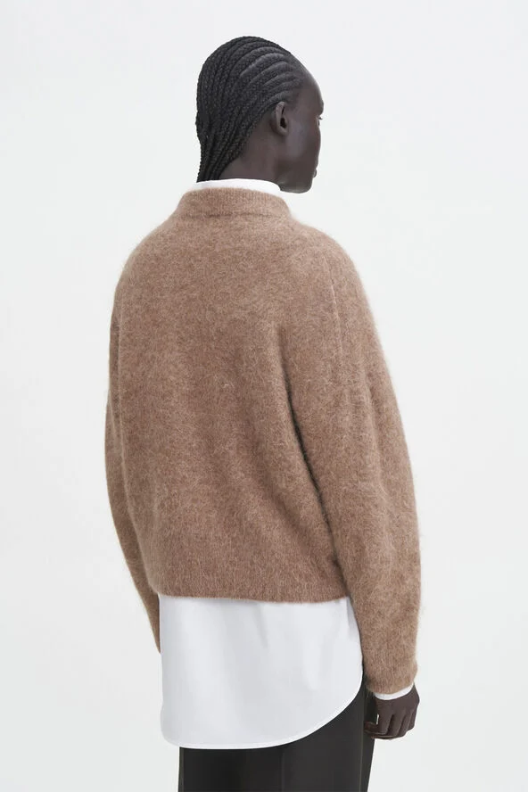 Filippa K Fluffy Sweater Dark beige