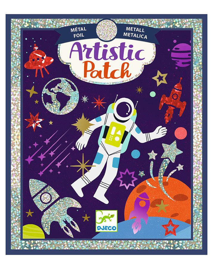 Bastel-Set ARTISTIC PATCH – WELTALL in bunt