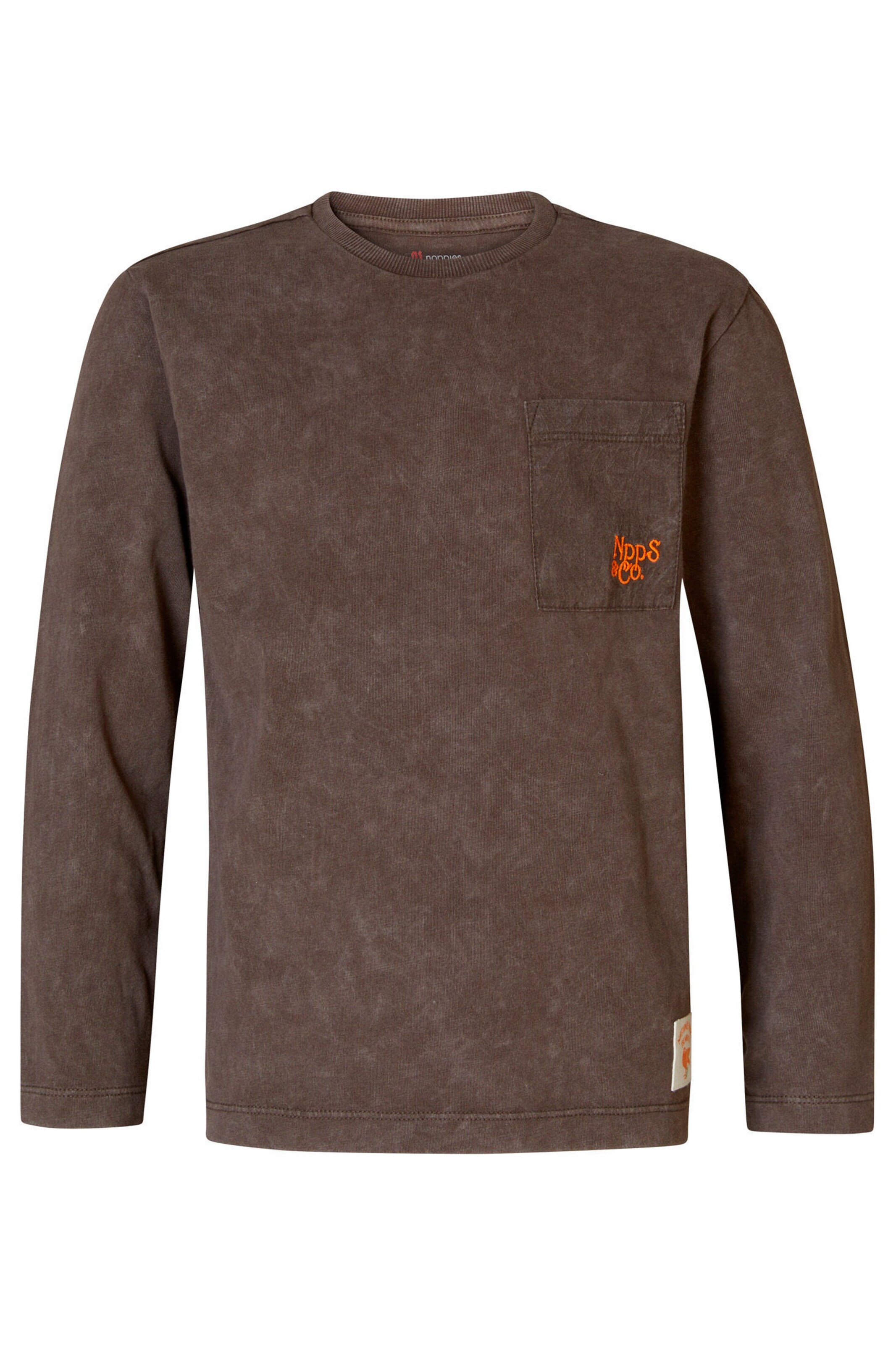 NOPPIES KIDS Langarmshirt Hailin Turkish Coffee