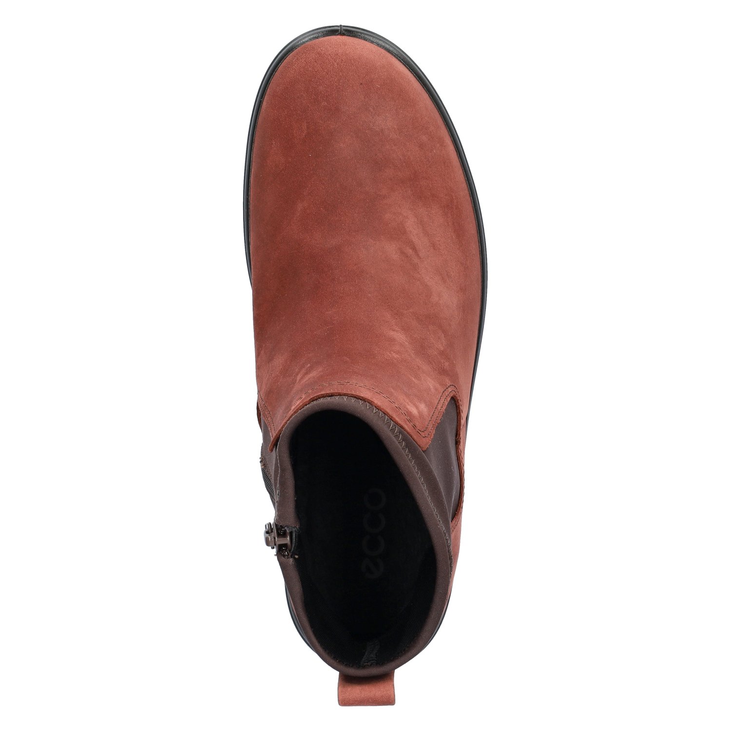 Soft 7 Tred dames enkellaars Ecco Bruin