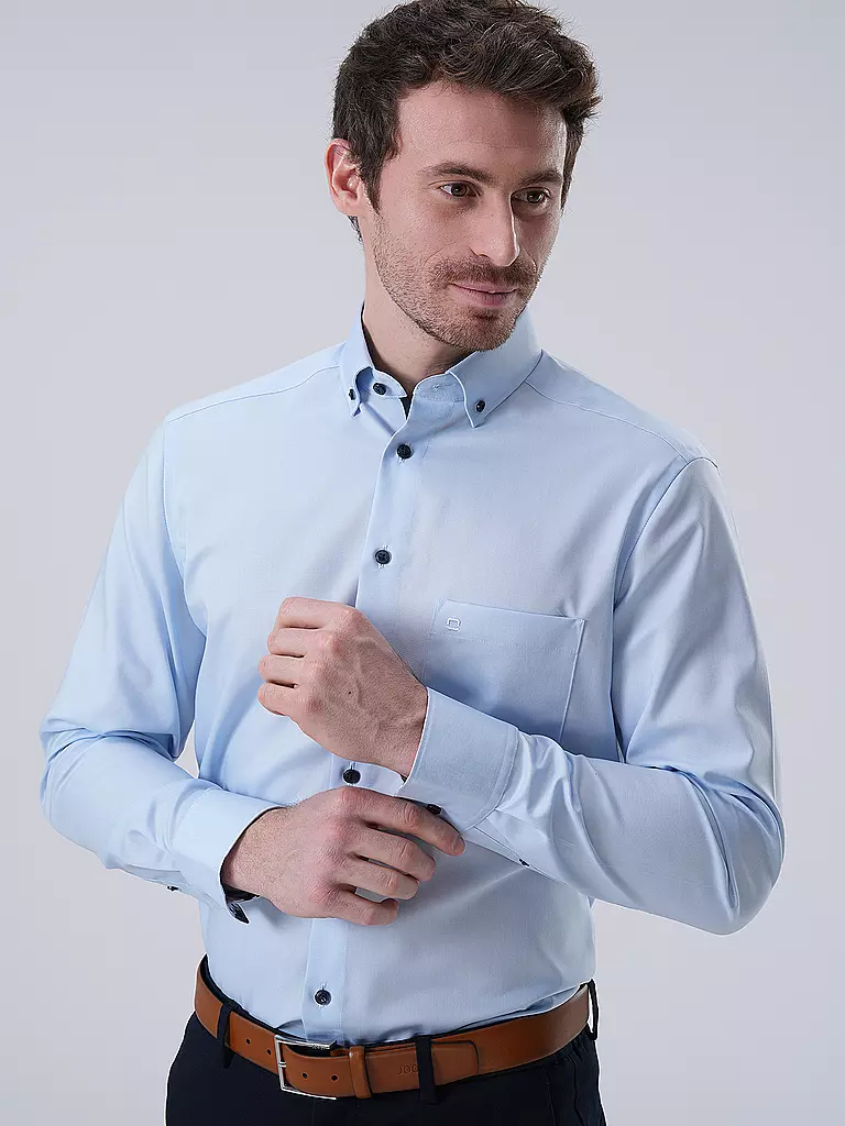 OLYMP Hemd Modern Fit hellblau