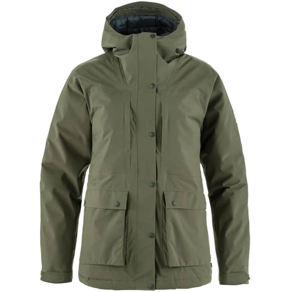 Veste randonnée FJALLRAVEN HC HYDRATIC PADDED JACKET W LAUREL GREEN