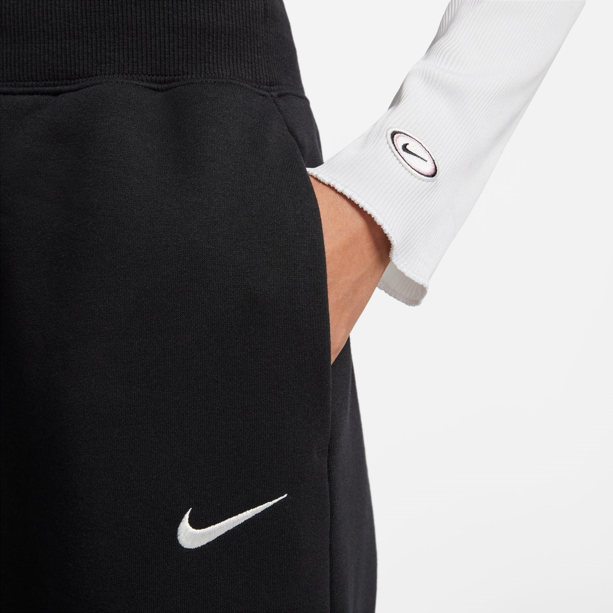 Nike Sportswear Phoenix Fleece Womens High Waisted Wide Leg Sweatpants