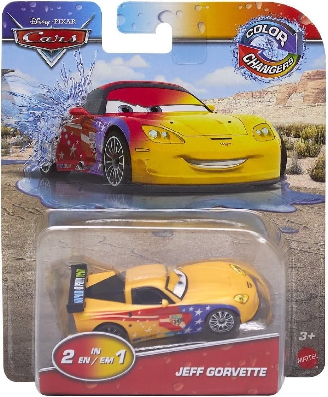 Disney Cars - Color Changers -Jeff Gorvette (HRX46)