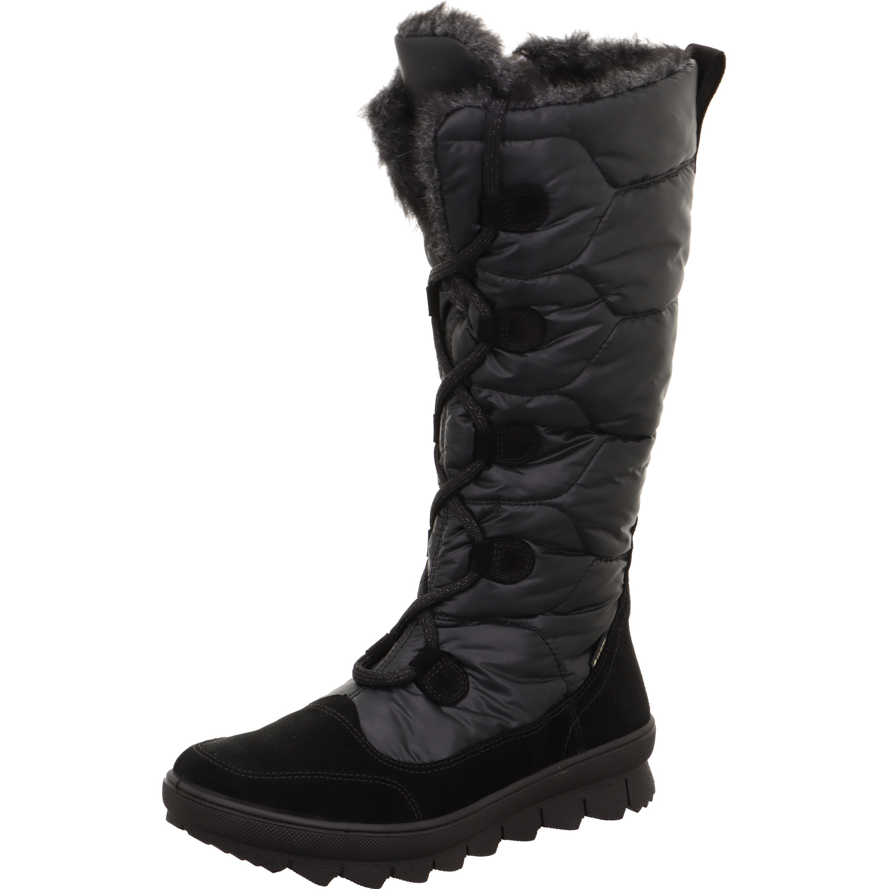 legero NOVARA Damen  Stiefel mit Reißverschluss - Farbe: Schwarz - Größe: 5