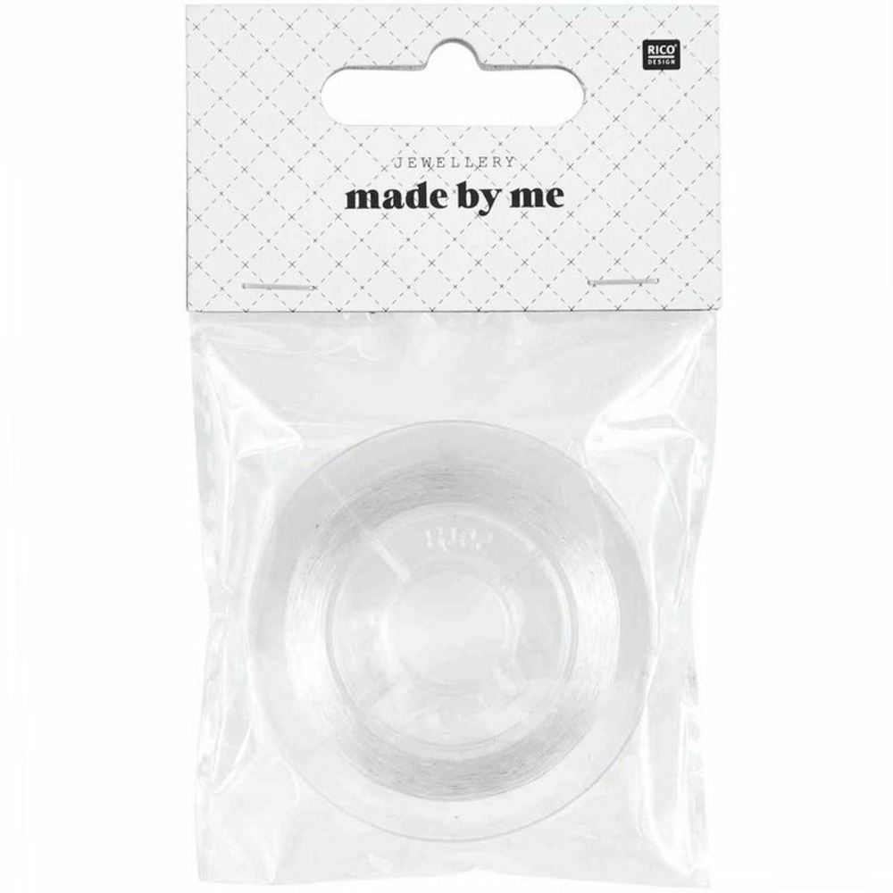 Fil en perlon élastique - transparent - 20 m