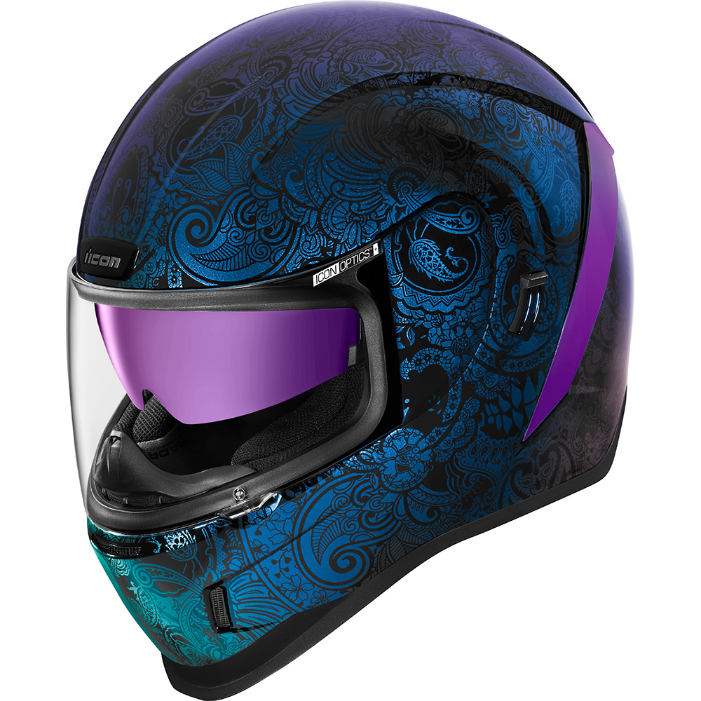 Icon - Casque Airform Chantilly Opal™ Bleu / Violet / Noir