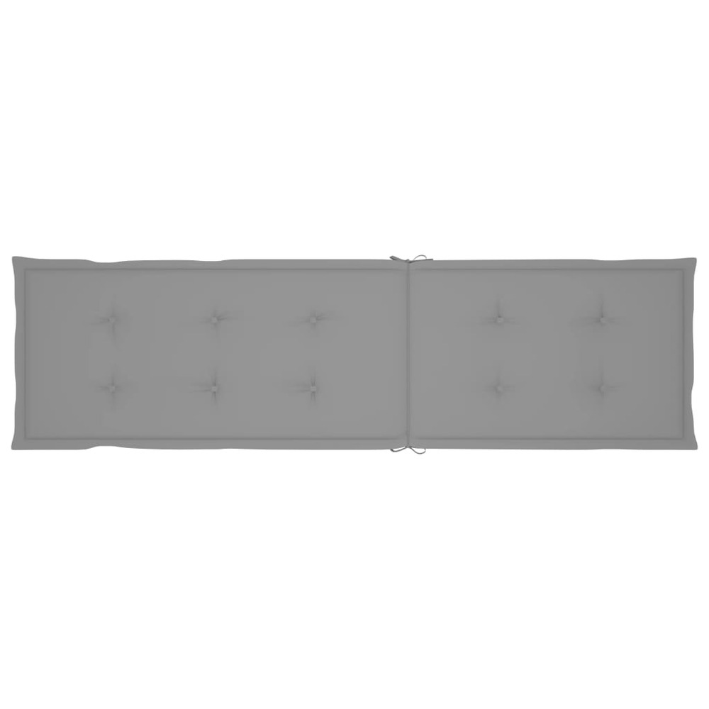 Transat chaise longue bain de soleil lit de jardin terrasse meuble d'extérieur avec repose-pied et coussin acacia solide 02_0