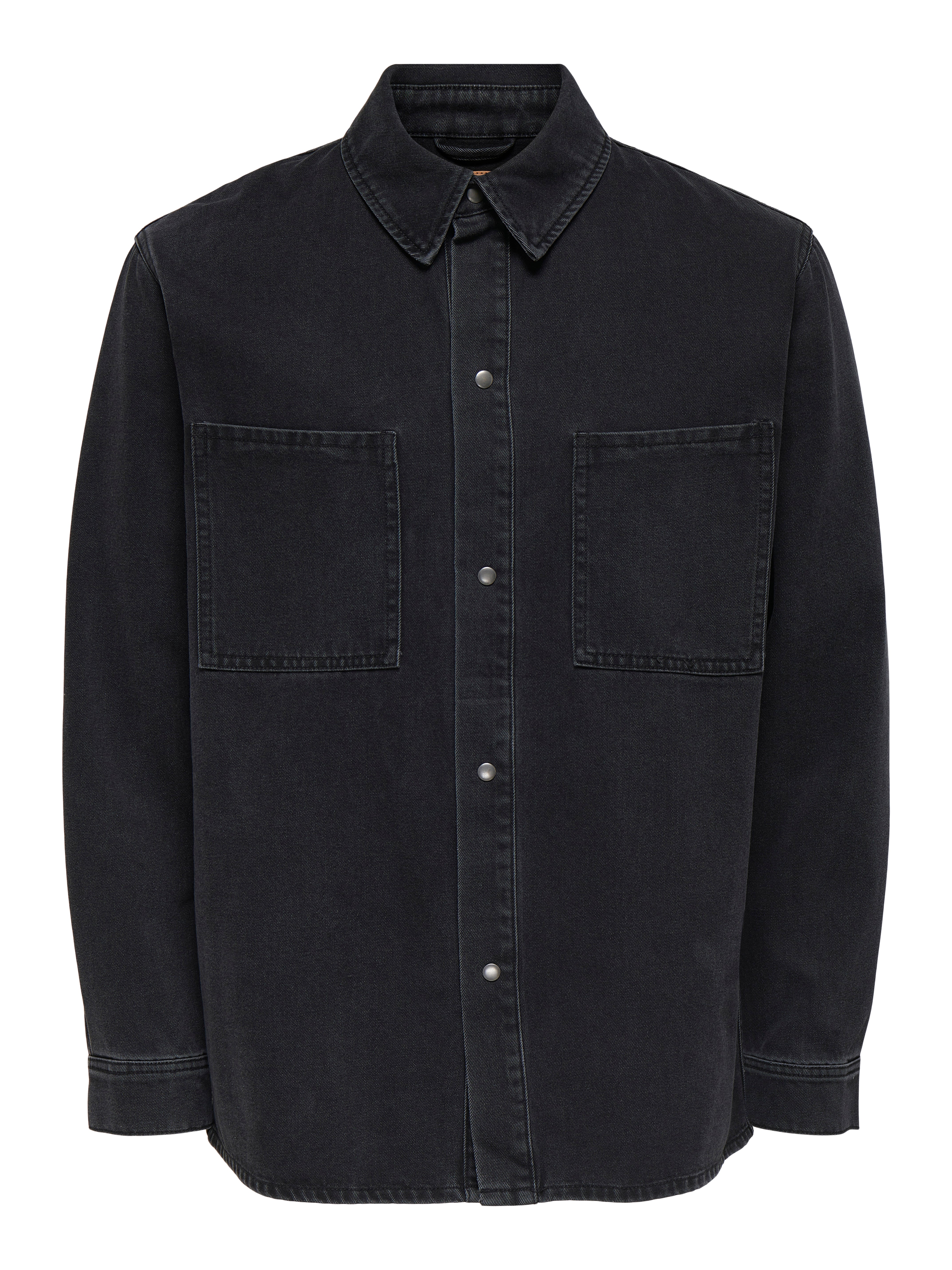 ONSDAGO Hemd Washed Black