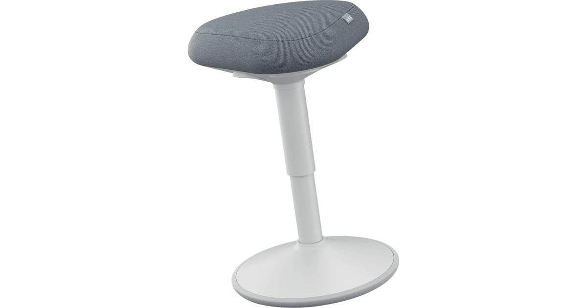 LeitzErgo Wiebel Zitkruk met Gasveer (47 - 64 cm) stoel  (Grijs)