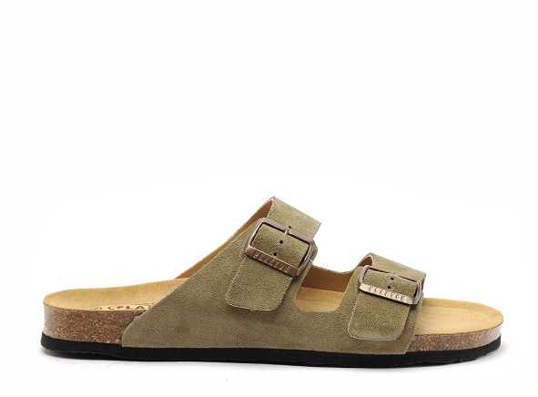 Plakton mules et sabots homme barna 175857 kaki