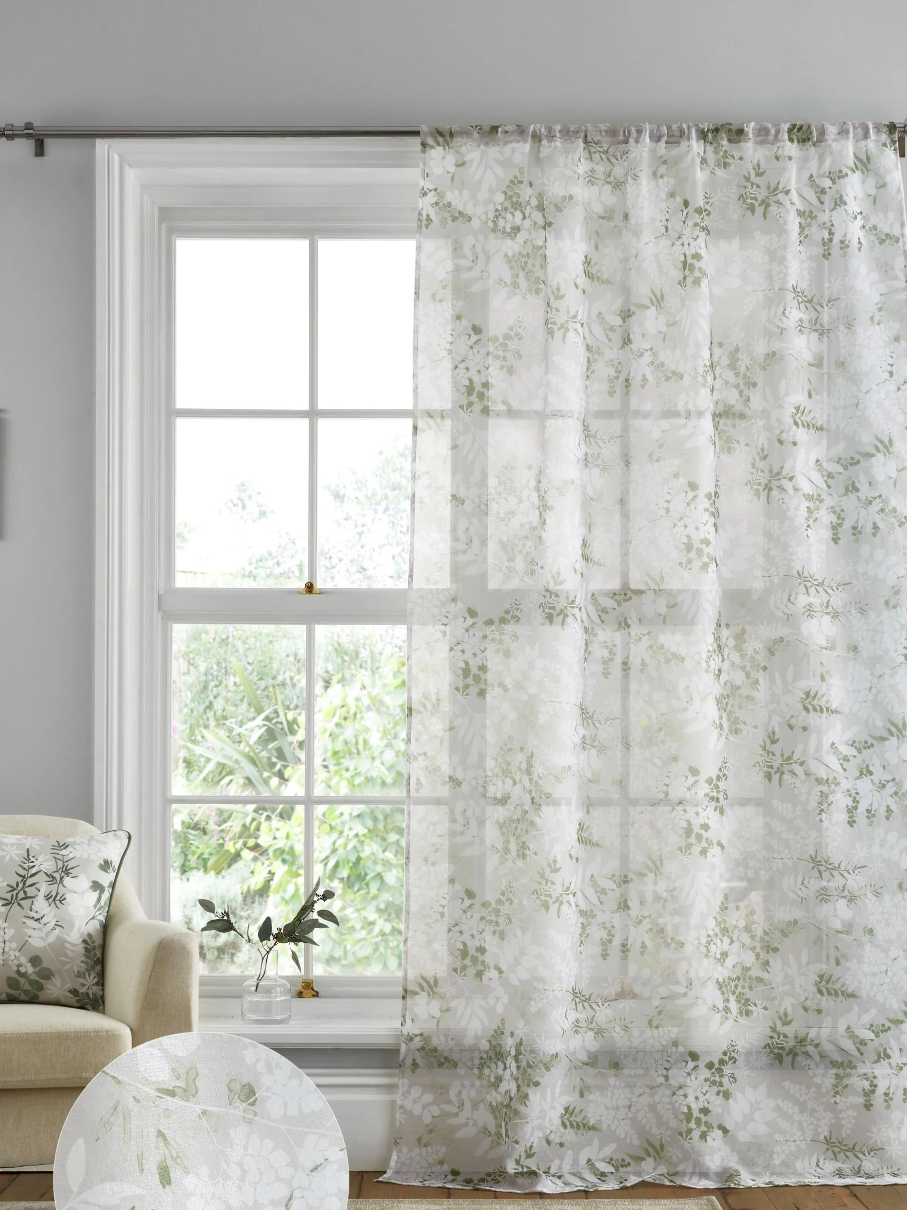 Dreams & Drapes Tiverton Voile Paneel