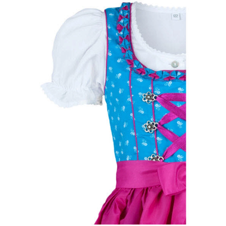 Nübler Kinderdirndl 3-teilig Emilia Türkis