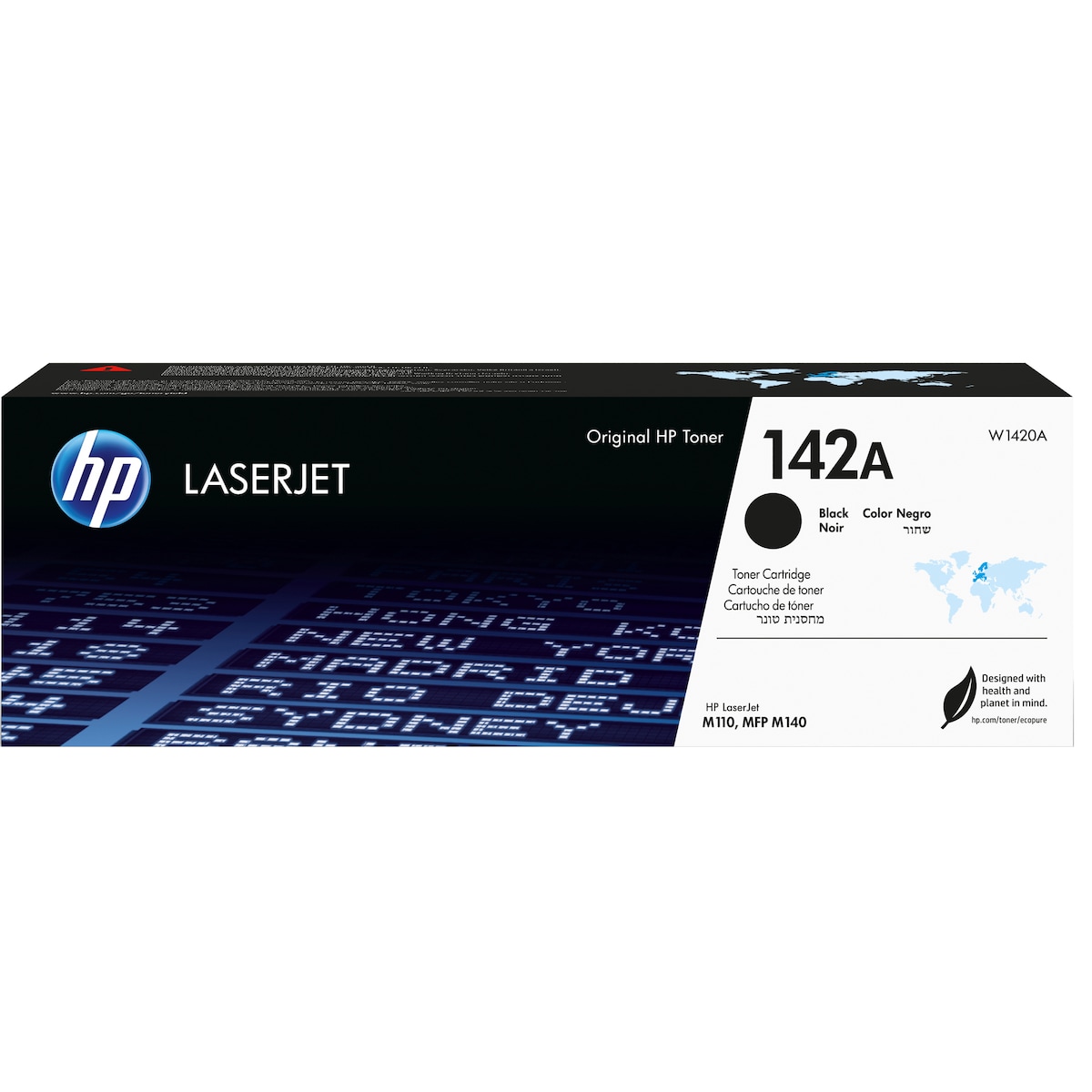 HP 142A Original LaserJet tonerkassett (sort)