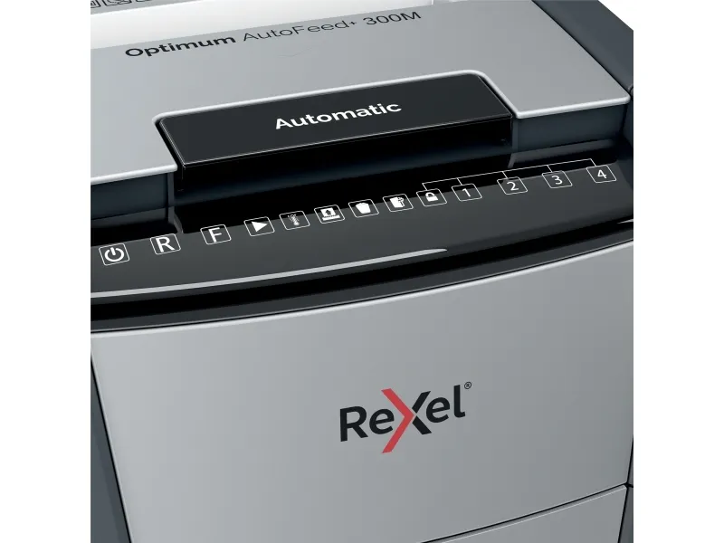 Makulator Rexel Optimum AutoFeed  300M mikromakulering 2x15 mm (P-5)