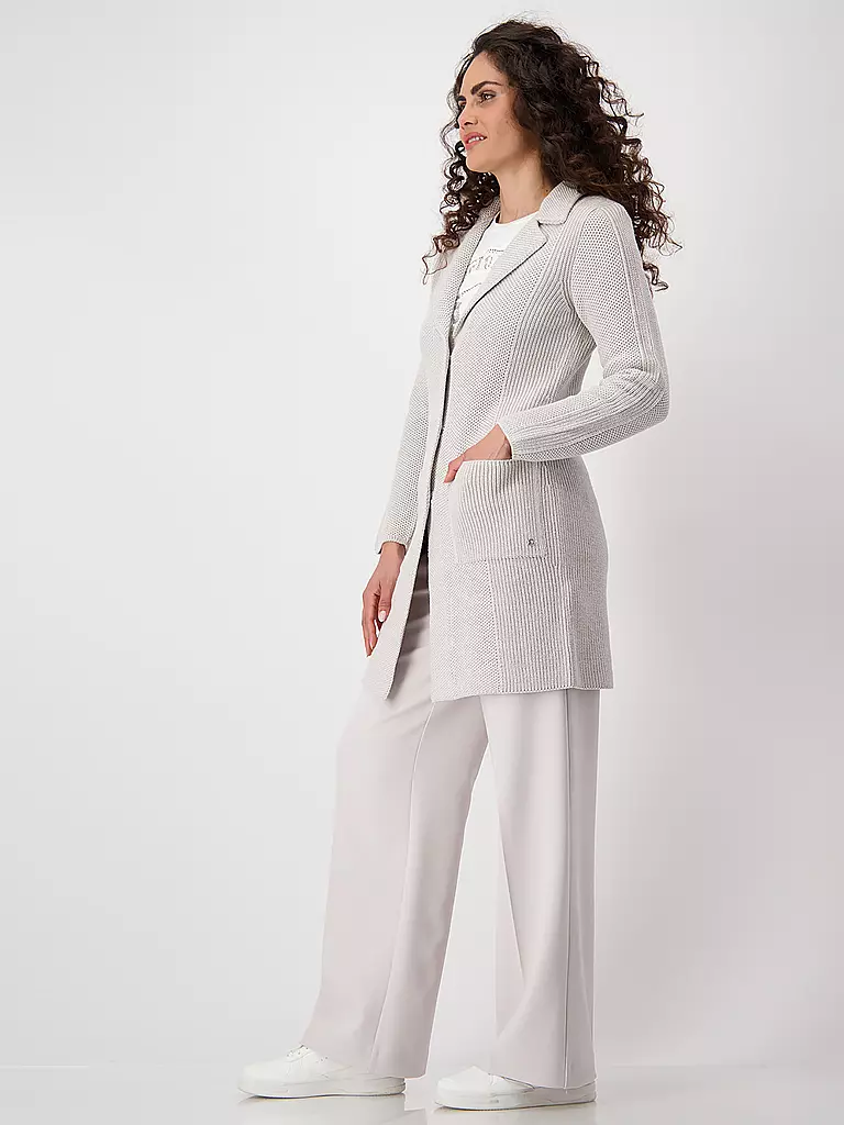 MONARI Strickmantel creme